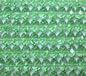 Light Green Crystal 8mm x 6mm Faceted Roundel